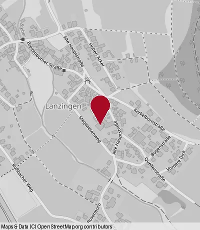 Karte: Dorfgemeinschaftshaus Lanzingen