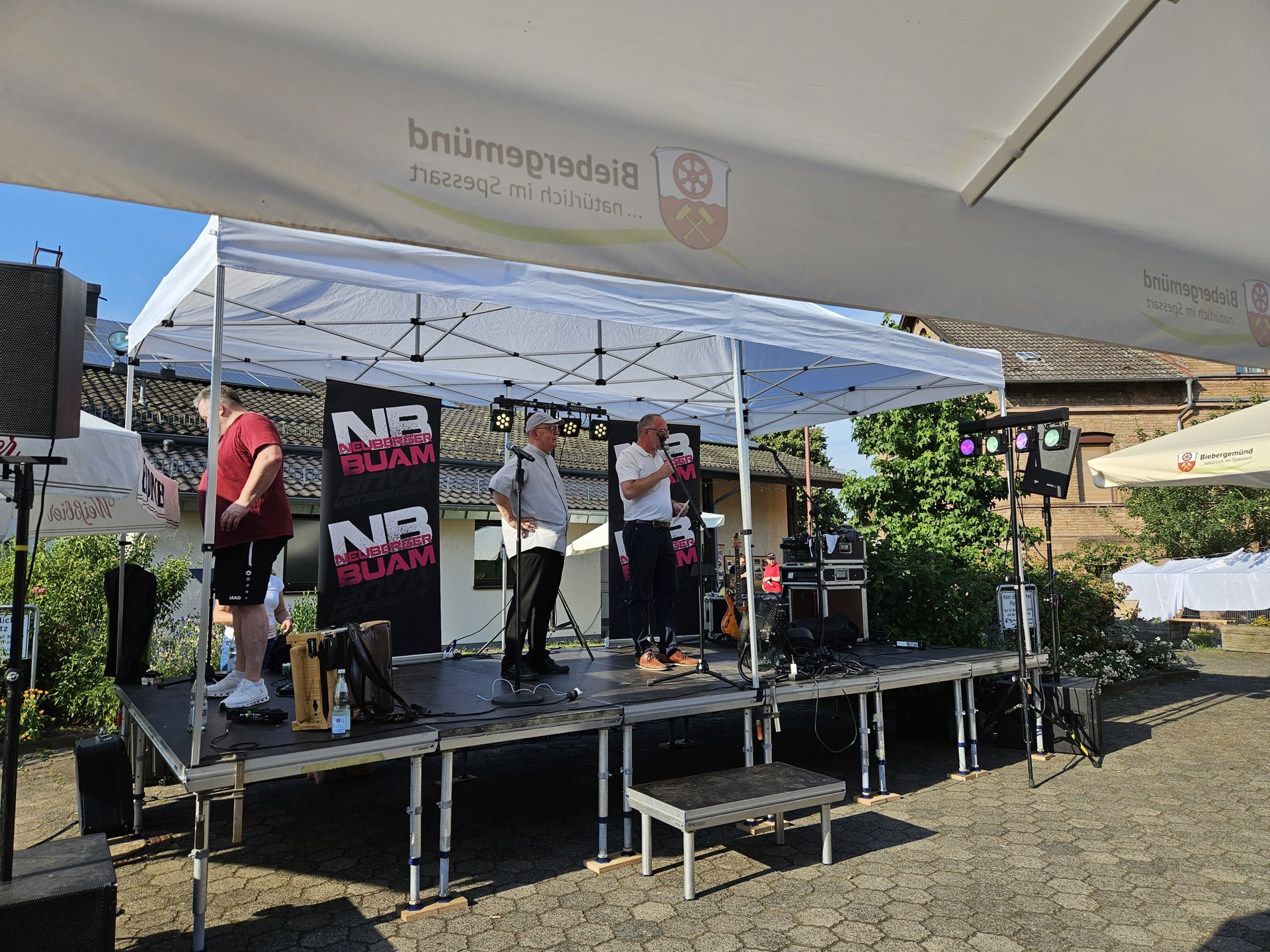 Eröffnung durch unseren Bürgermeister Matthias Schmitt und unseren Pfarrer Karl-Peter Aul
