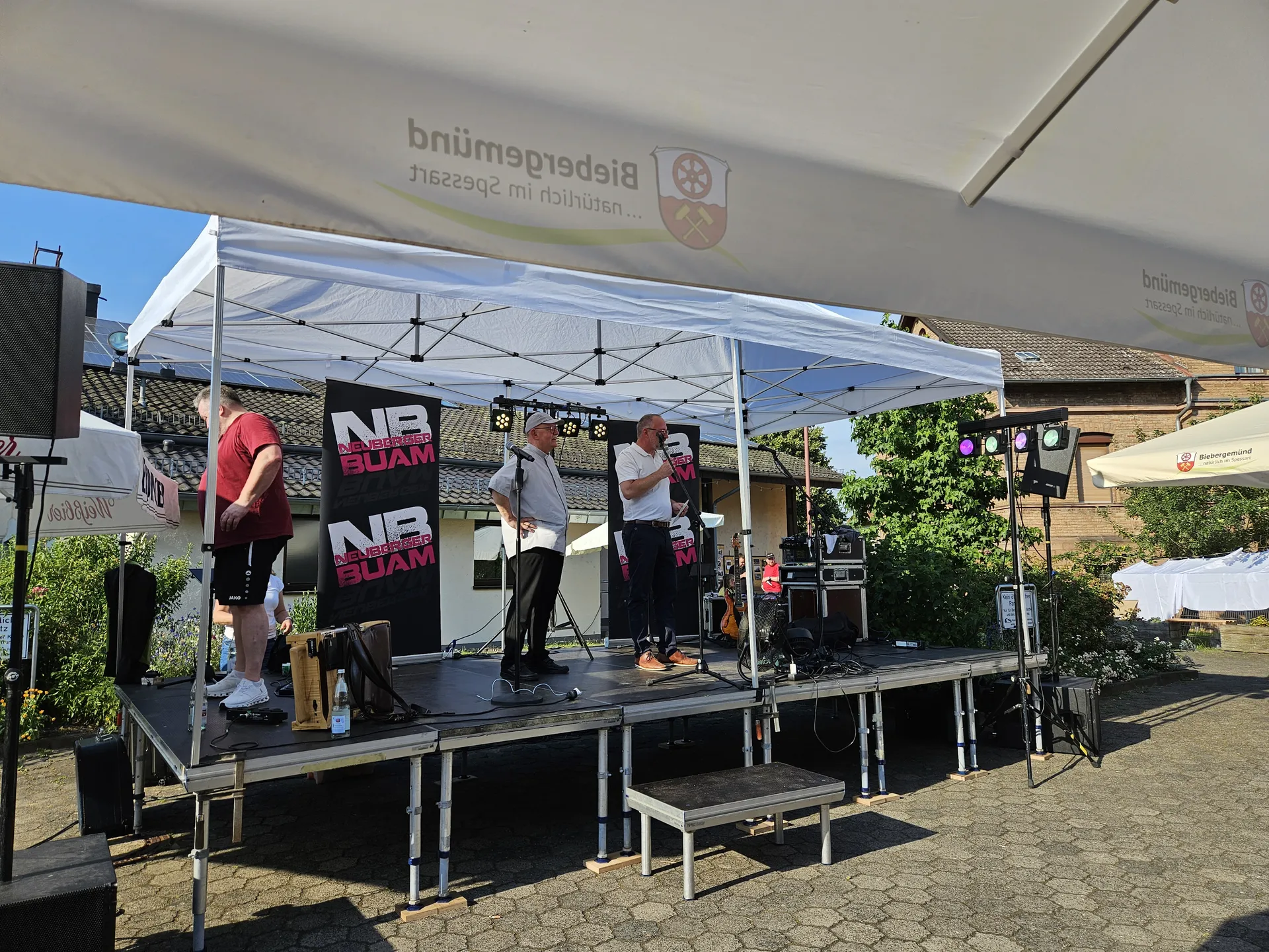 Eröffnung durch unseren Bürgermeister Matthias Schmitt und unseren Pfarrer Karl-Peter Aul